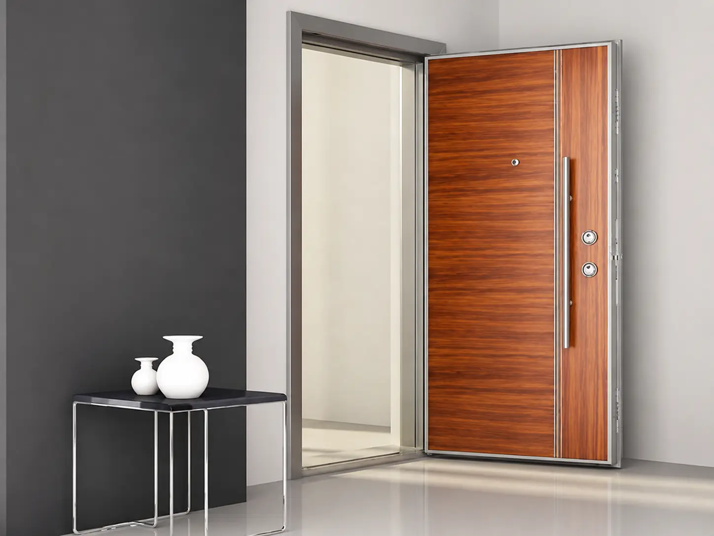 PRJ 14 daire çelik kapısı Sarı Çelik Kapı