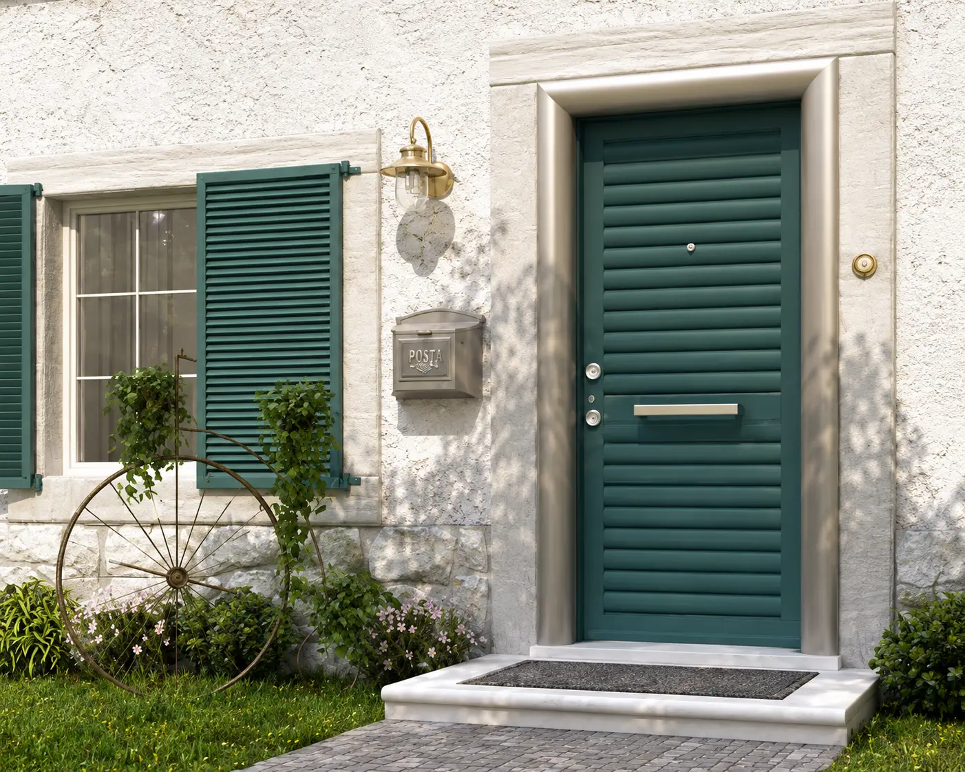SD 05 dijital baskılı daire çelik kapısı Sarı Çelik Kapı