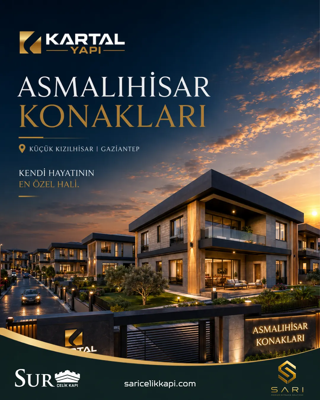 Asmalıhisar Konakları proje uygulaması