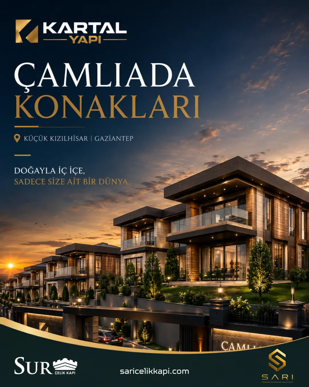 Çamlıada Konakları proje uygulaması