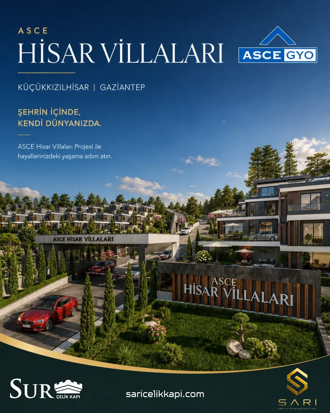 Hisar Villaları proje uygulaması
