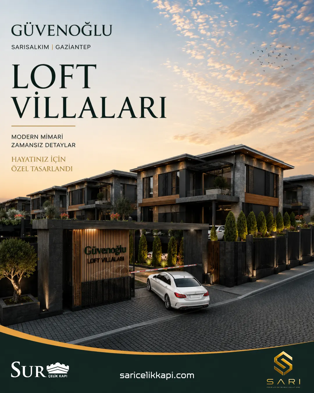 Loft Villaları proje uygulaması
