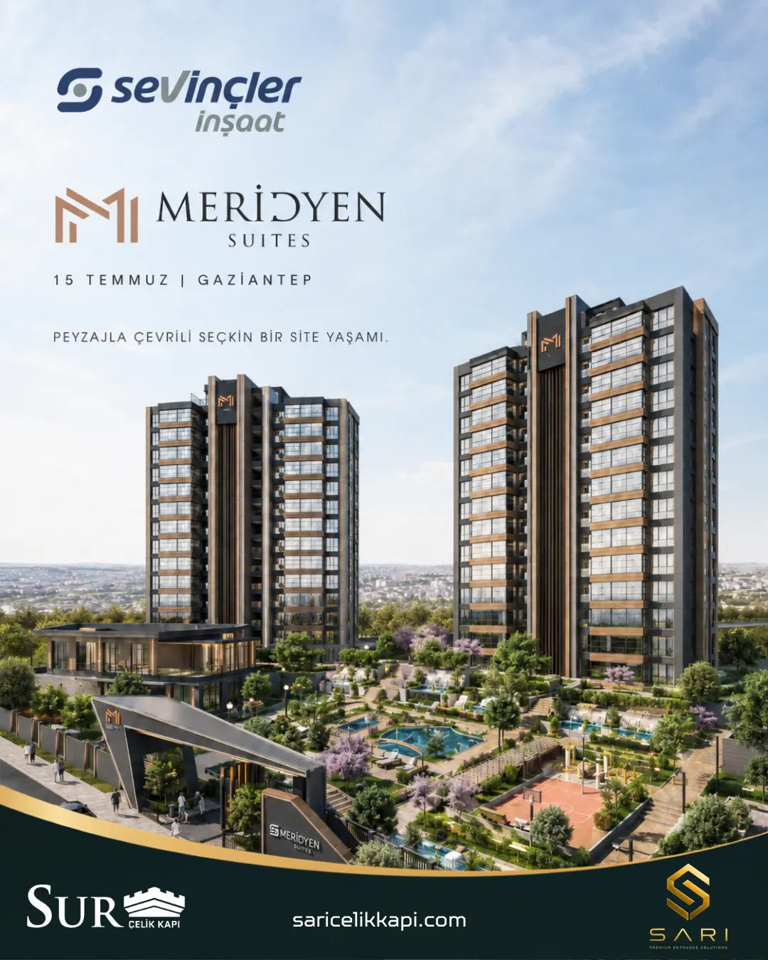 Meridyen Suites proje uygulaması