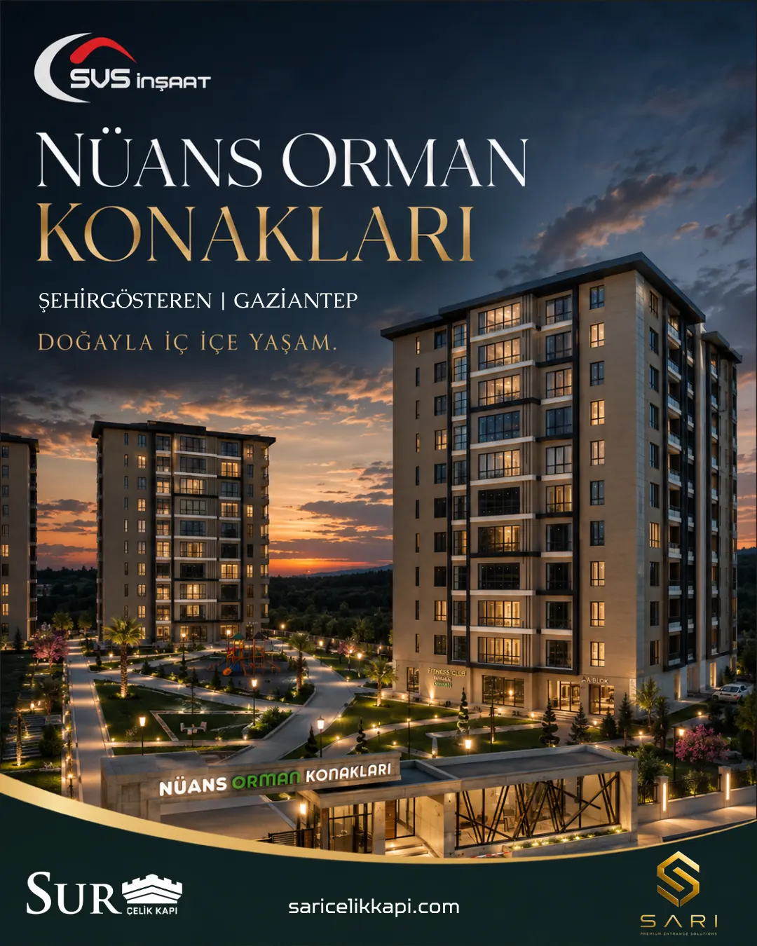 Nüans Orman Konakları proje uygulaması