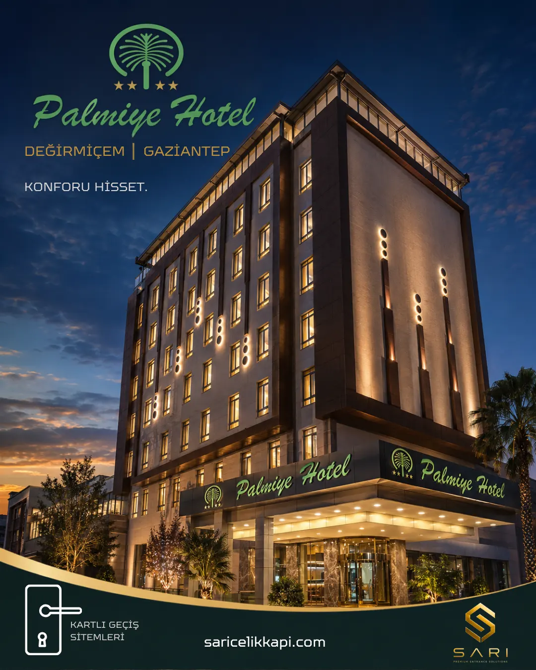 Palmiye Hotel proje uygulaması