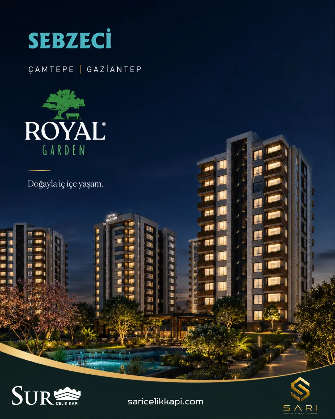 Royal Garden proje uygulaması