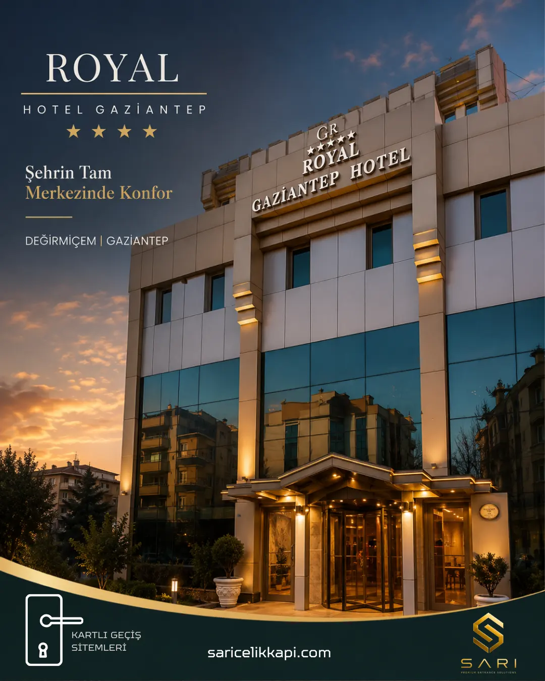 Royal Hotel proje uygulaması