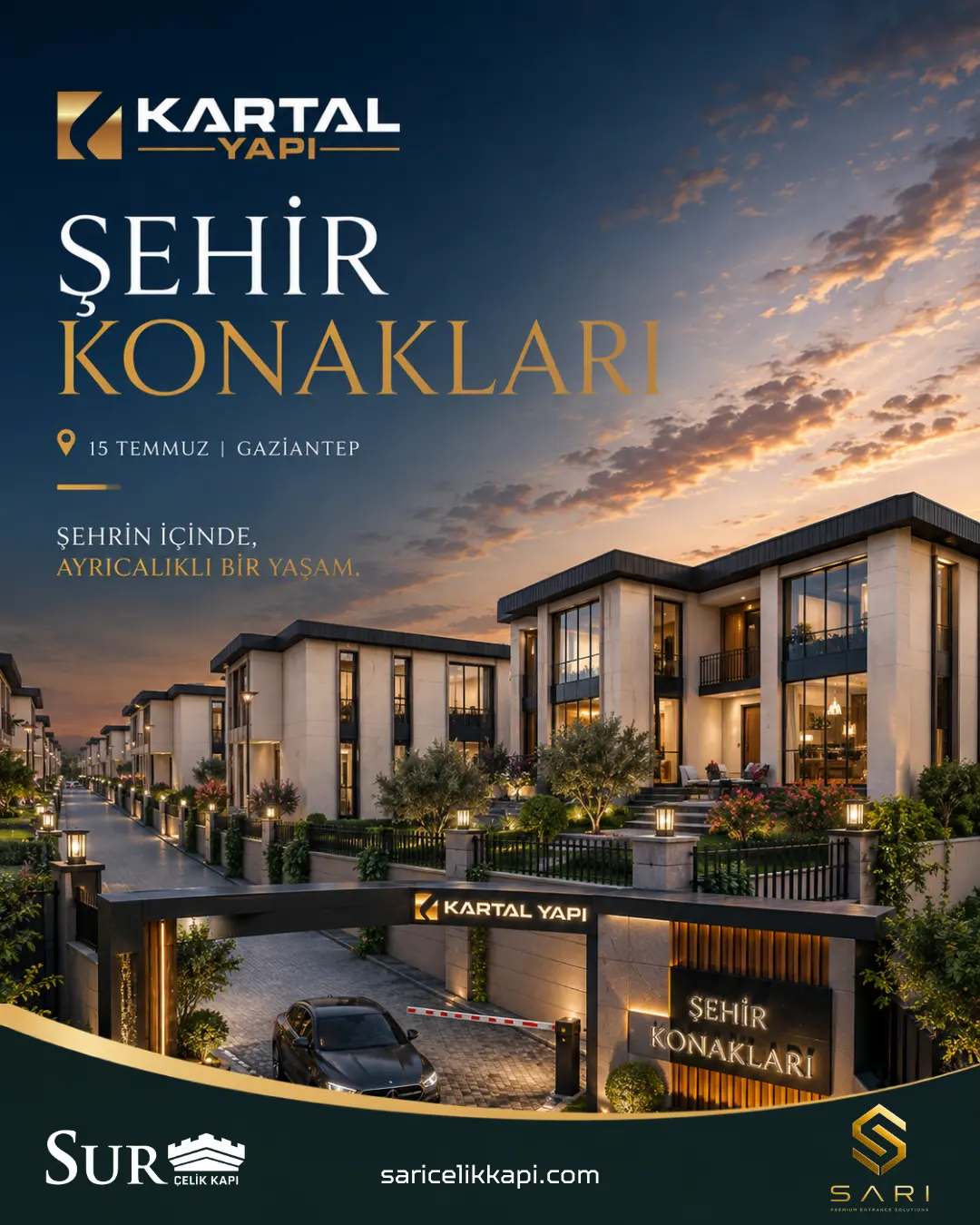 Şehir Konakları proje uygulaması