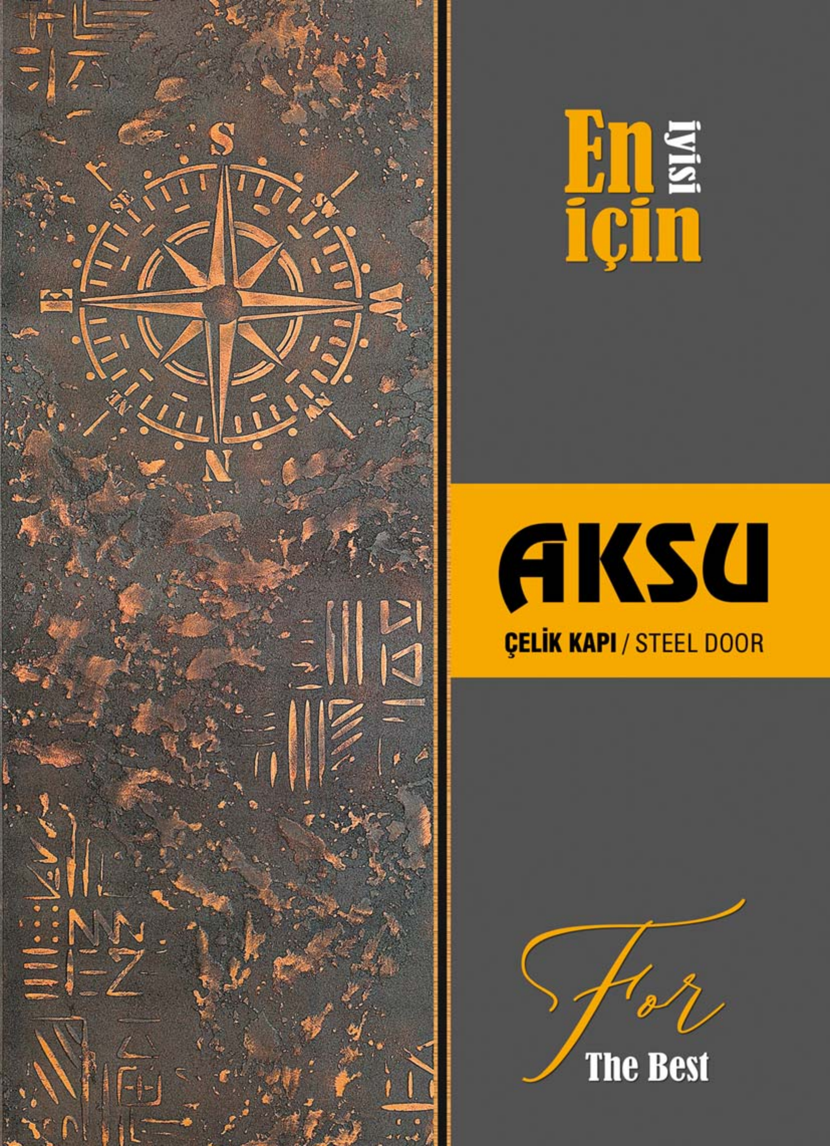 Aksu Çelik Kapı katalog kapağı
