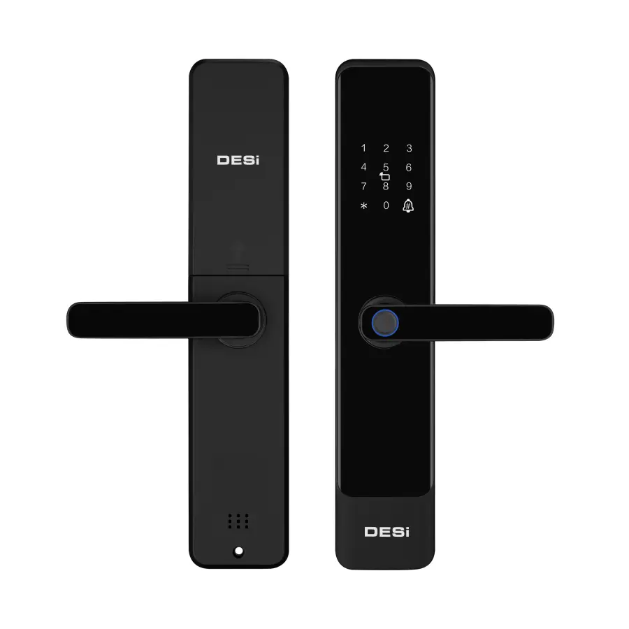 DESi QUiC Q016 — Parmak izi, kart ve şifreli akıllı kilit